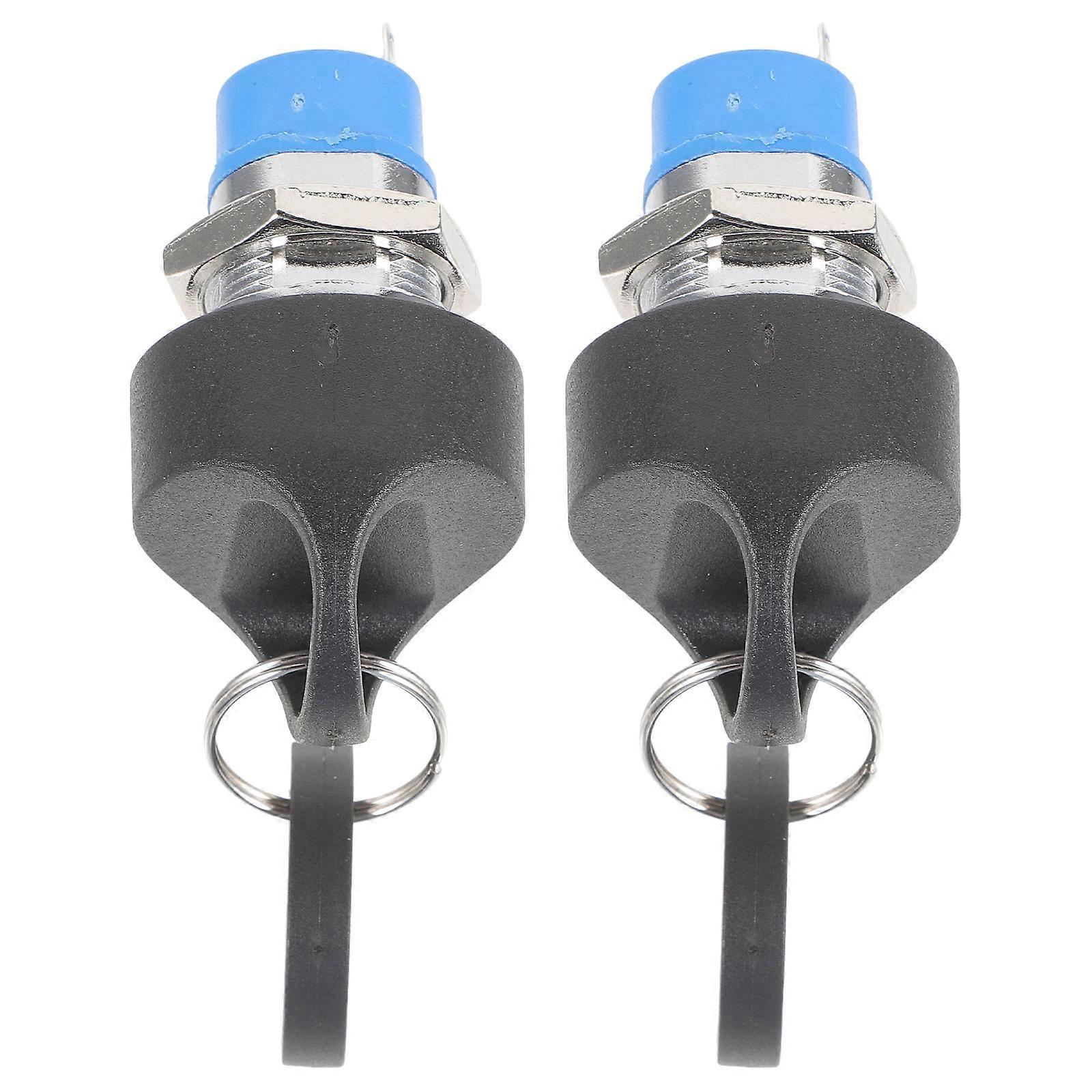 Starter Key Ignition Lock Cylinder for Scooter Replacement 2Set