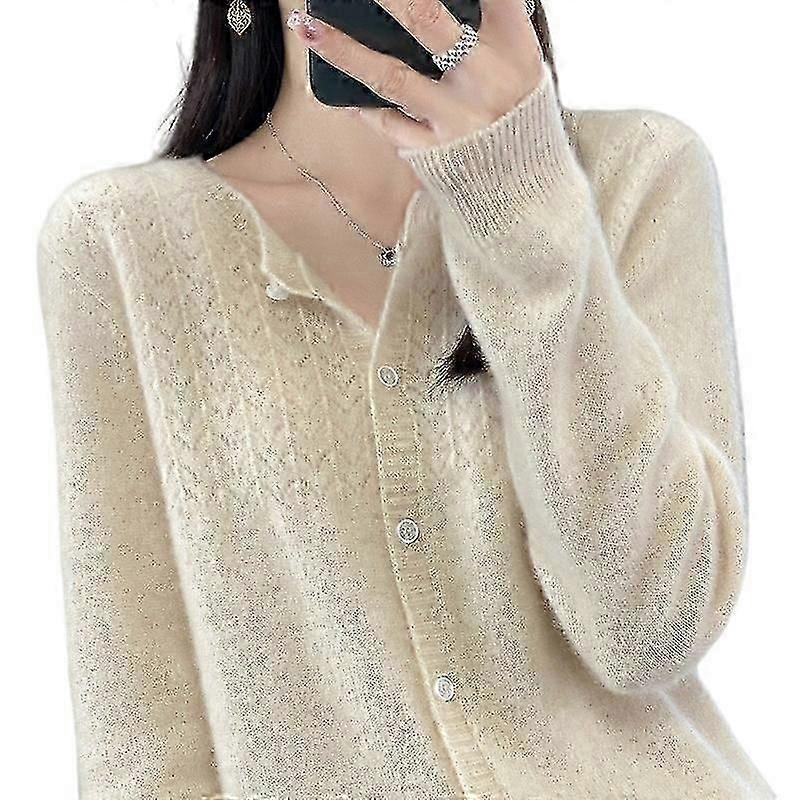 Women's Thick Turtleneck Wool Cardigan