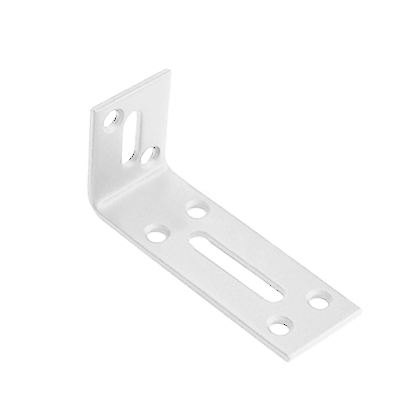 Professional Right Angles Cabinet Support Brackets Floating Shelf Bracket Thickened Steel Corner Brackets Easy to Install  White