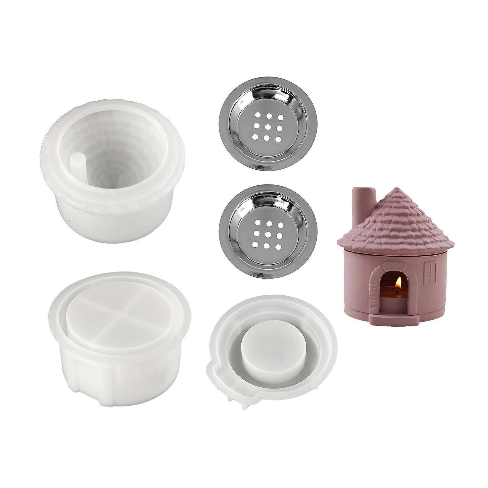 Full of durability Silicone Craft Mold For Creating Decorative Resin Candle Bases Ideal For Home Decoration Multicolor