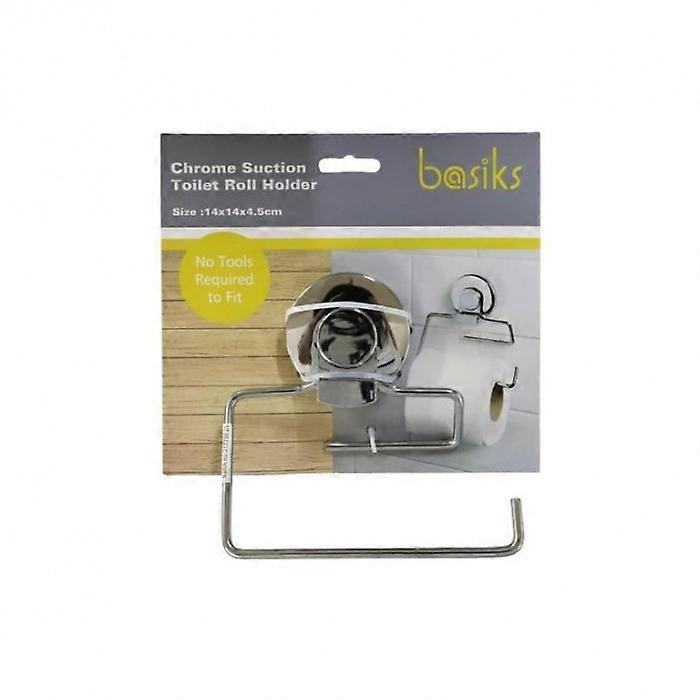 Basiks Suction Toilet Roll Holder