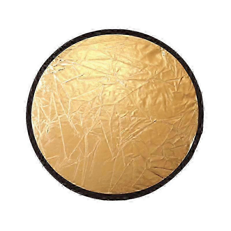 Reflective Board 2-in-1 Collapsible Round 60cm Photography Reflector Light Diffuser for Shooting