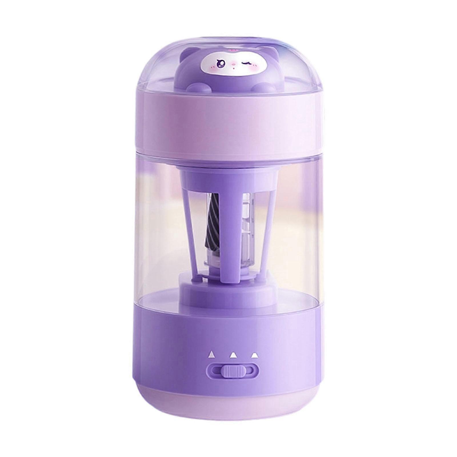 Automatic Electric Pencil Sharpener For 6mm-8mm Wood Pencil 3 Sharpening Settings Auto Stop USE Rechargeable Sharpener  Purple