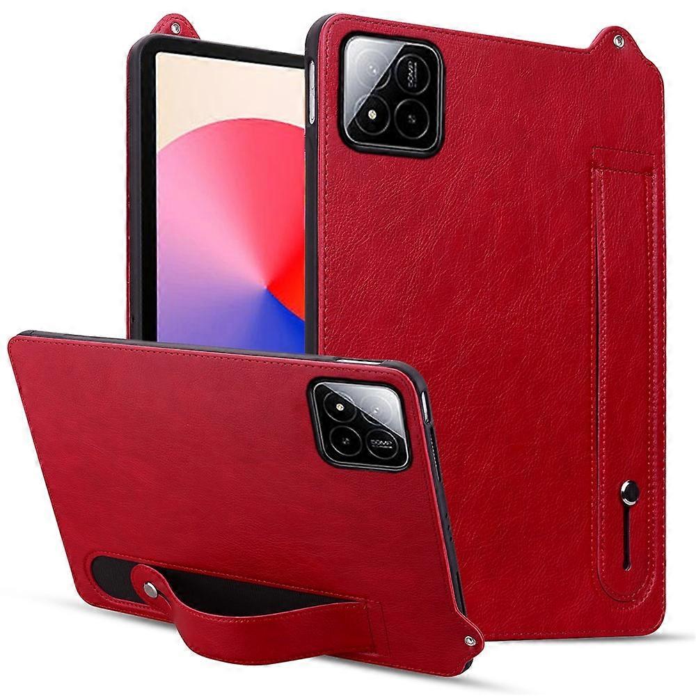 Compatible For Xiaomi Pad 7 Pro / 8 Pro Case Hand Strap Kickstand Leather Tablet Cover