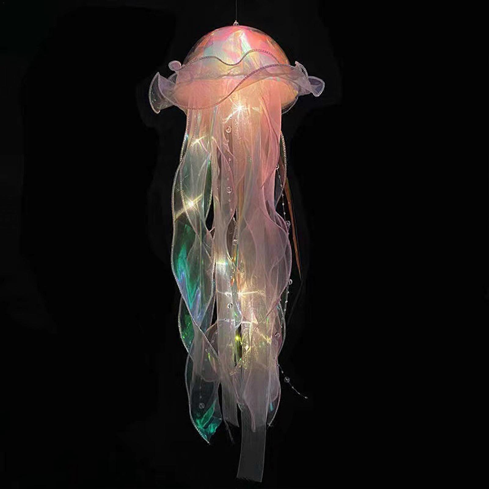 Atmosphere Lamp Colour Changing LED Jellyfish Lighting Light Pink For Theme Room Decoration Versatile Decoration