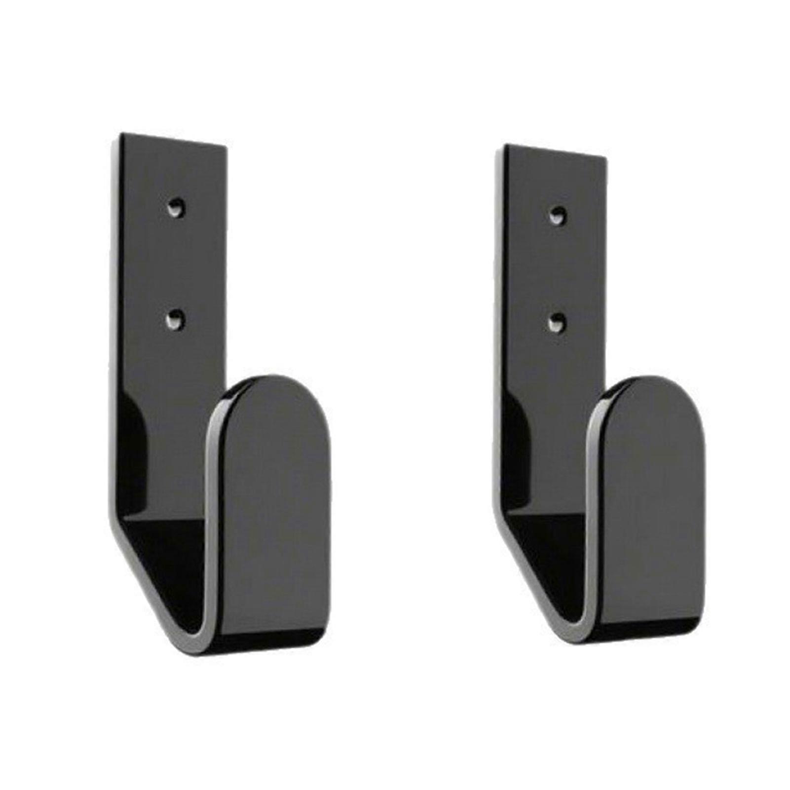 Kaesi 2/4Pcs Keyboard Wall Mount Holder Black Acrylic Space Saving Rack Universal Compatibility Keyboard Storage Rack