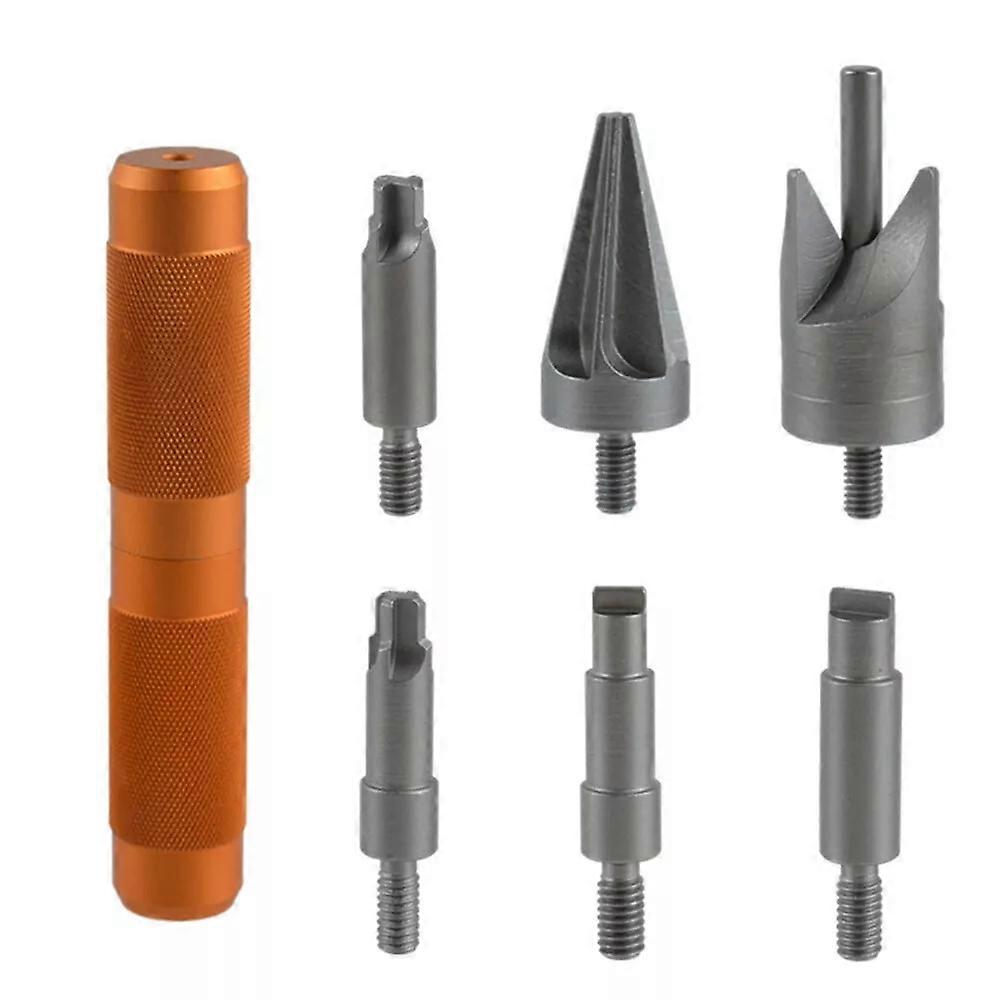 Case Chamfer Deburring Hand Tools Steel Case Prep Multitool for Removing Crimps