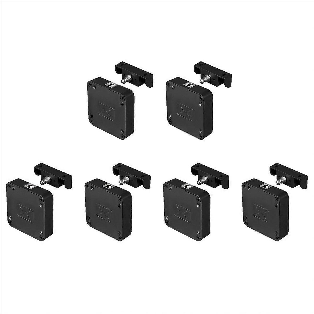 6X Tuya Smart Cabinet Door Lock for Cabinets Bluetooth & IC Card Access App Control Keyless Entry