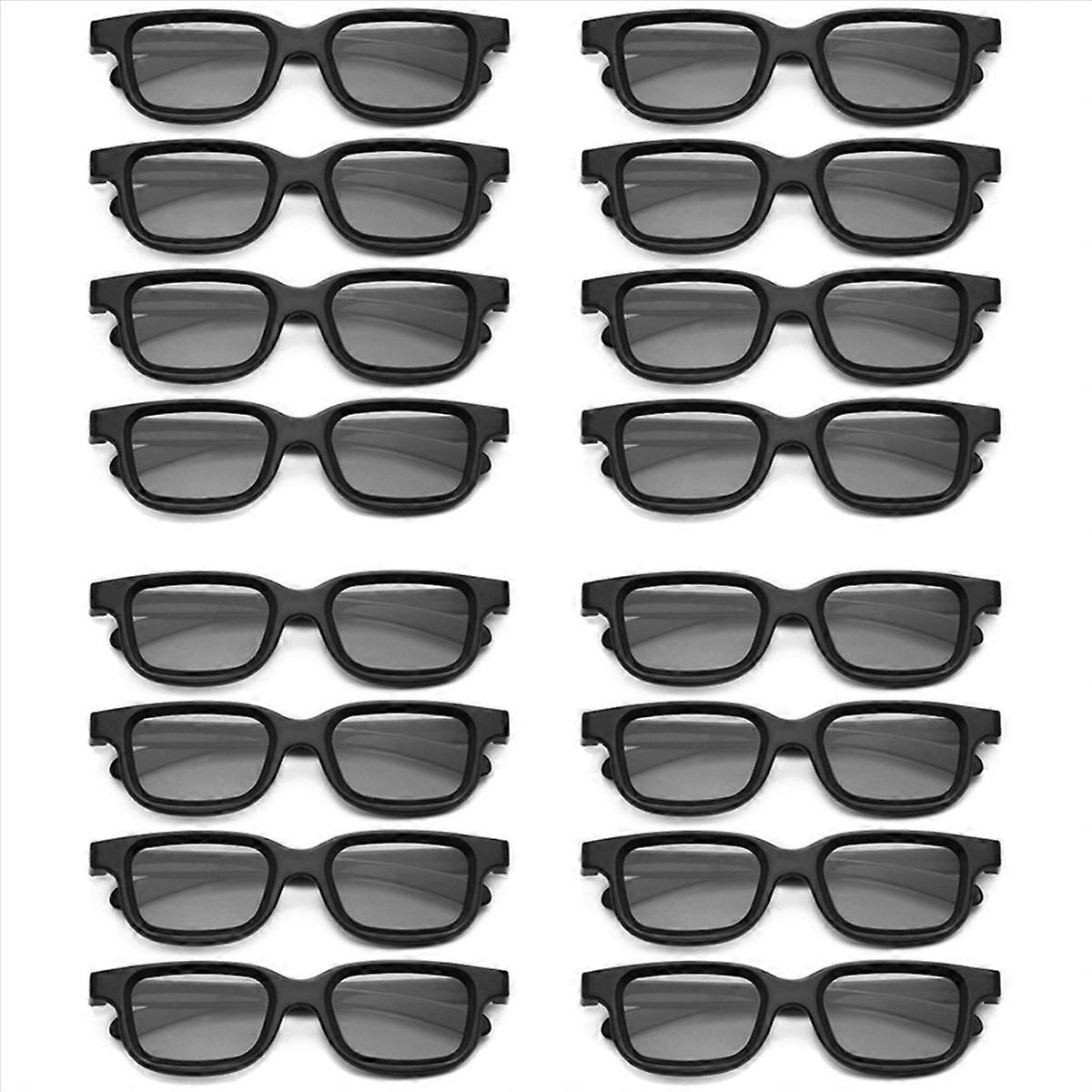 16Pcs Polarized Passive 3D Glasses for Cinema IMIX Screen