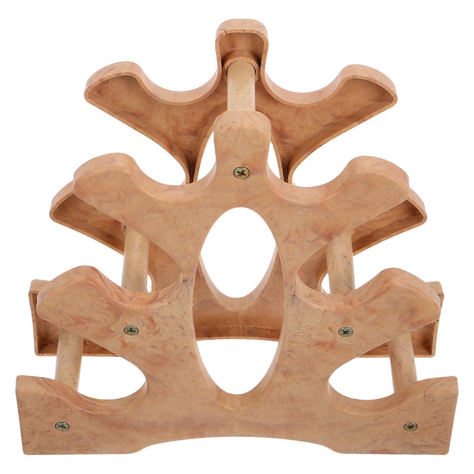 Heavy Duty Dumbbell Rack Plastic Stand for Storage 5Pcs Small Units