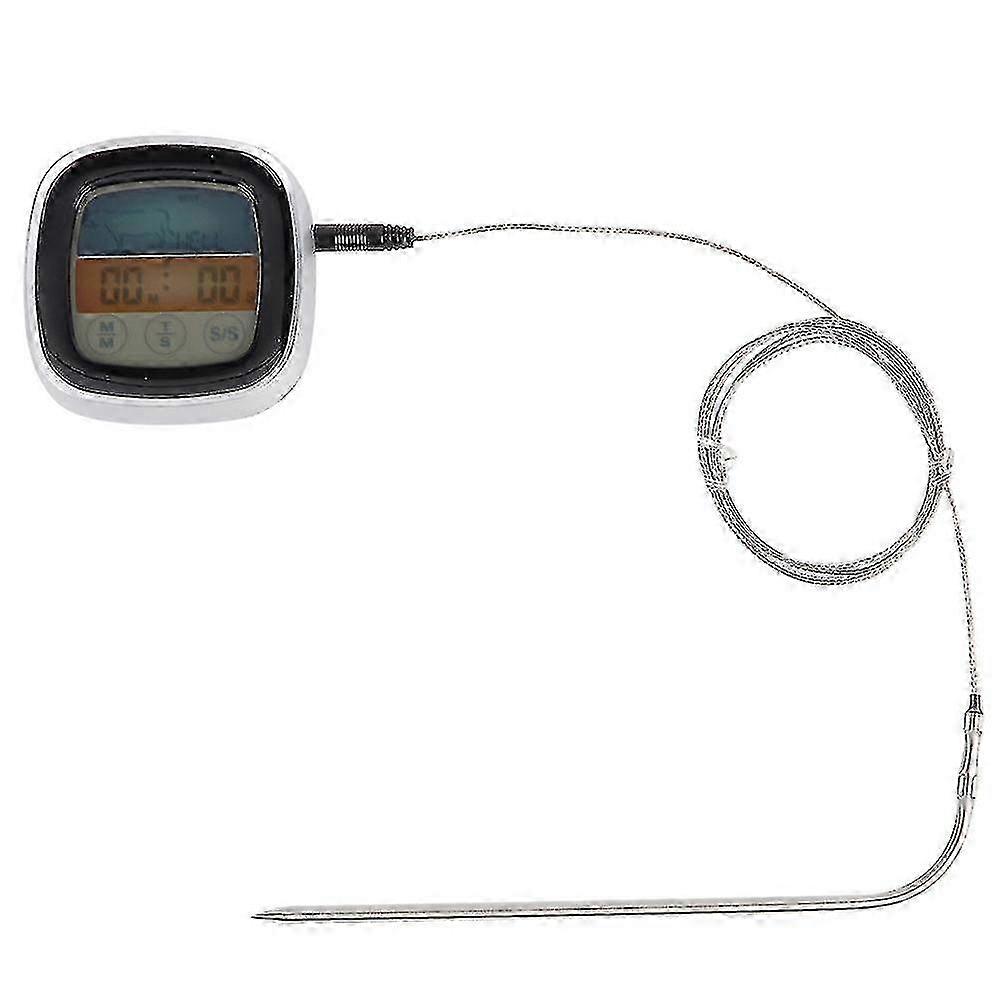 2025 BBQ Thermometer Meat Food Cooking Probe Thermometer with Timer Temperature Measuring Tool