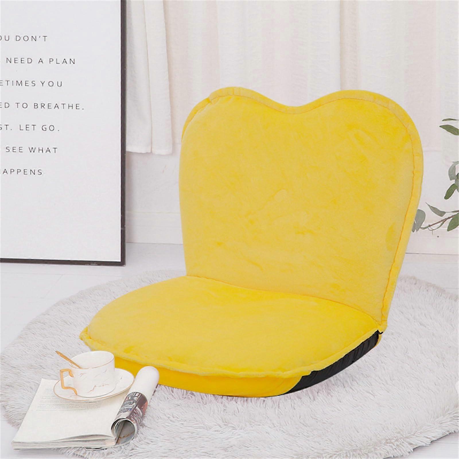 Floor With Back Support, Legless Meditation Floor Seating, Portable Padded Seating For Bay Window And Balcony, Gray