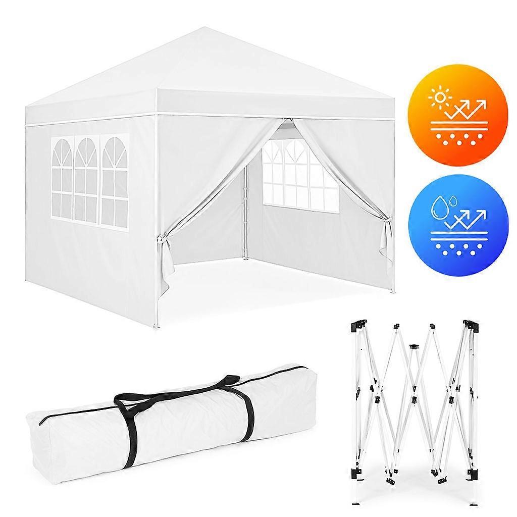 Garden Pavilion Tent 3x3 m Pop-Up with 4 Sidewalls MultiGarden