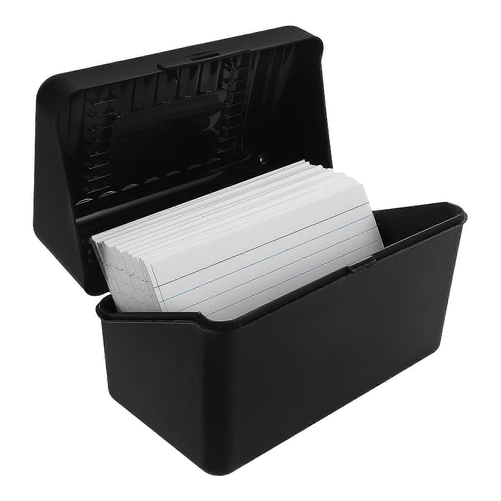 Index Card Holder Box for Office Use 1Set Multi Functional Storage Container