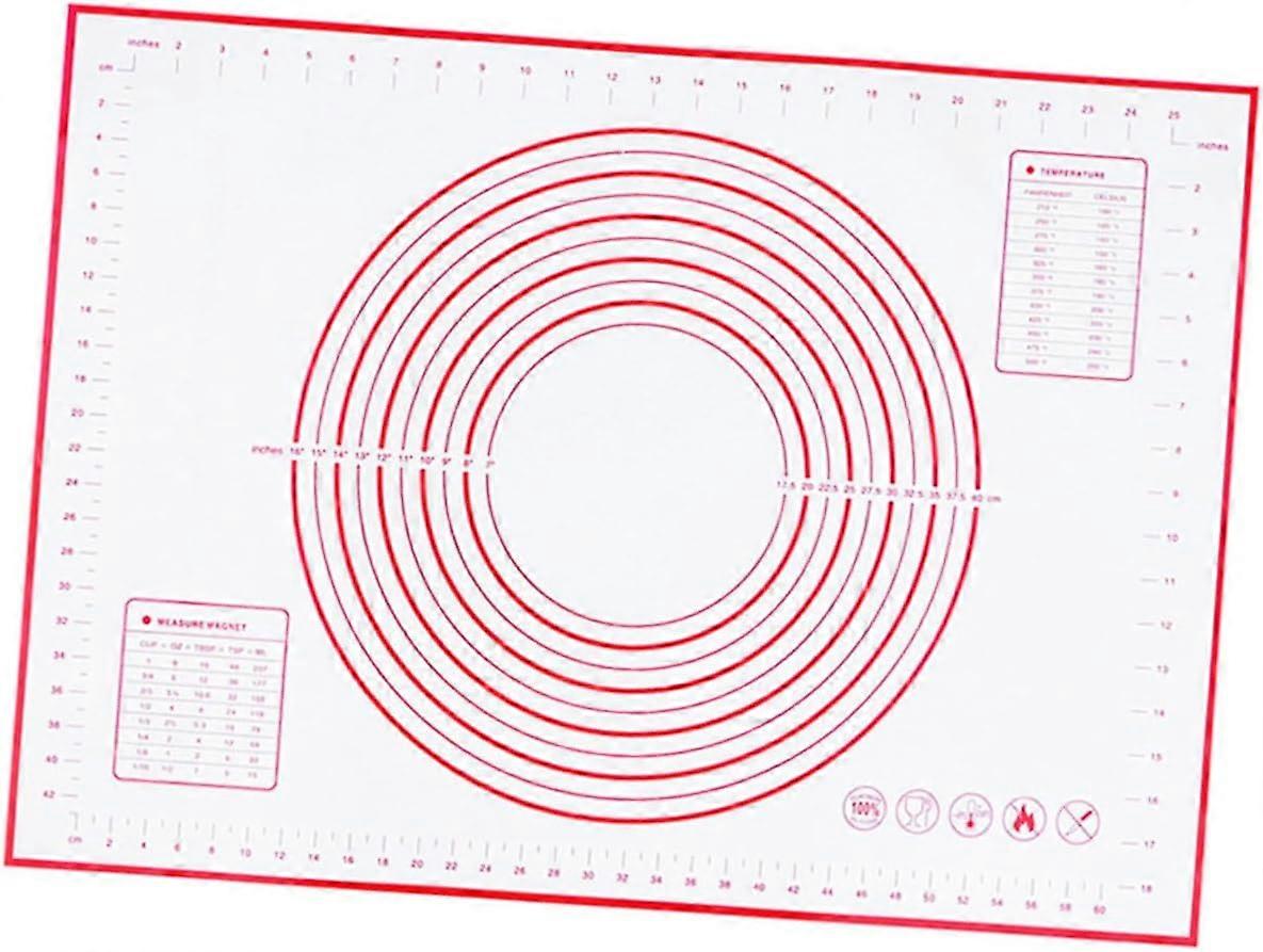 60x40cm Silicone Baking Mat Non-stick Rolling Mat Easy to Use for Home Restaurant Random  Assorted Color  23.6\