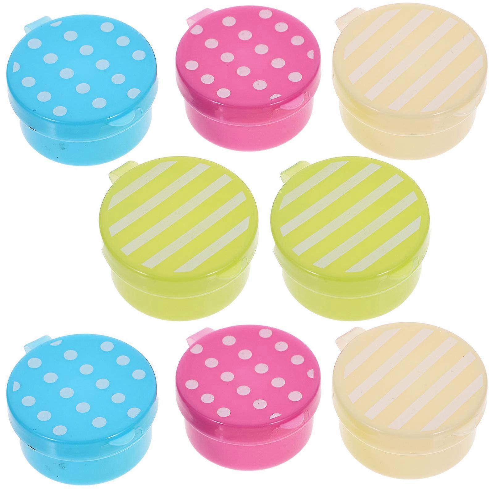 8pcs Salad Dressing Container Small Condiment Container Sauce Cups for Picnic