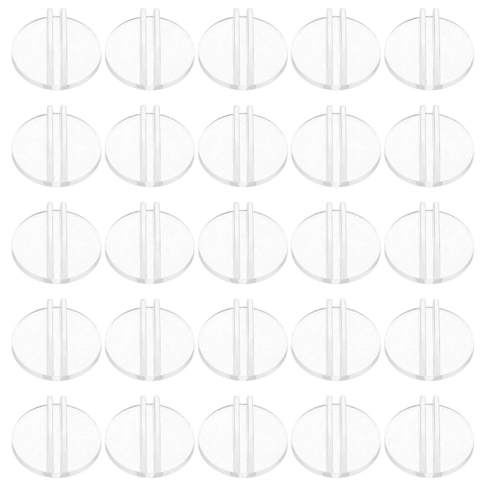 Plastic Toy Accessory Game Card Holders for Board Use 50Pcs Transparent Stands