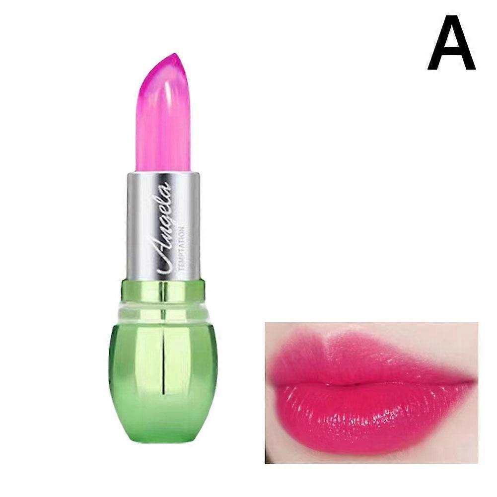 Rouge �� l��vres hydratant �� couleur changeante, gel��e d'aloe Vera, baume nutritif durable, temp��rature magique douce, brillant �� couleur chan