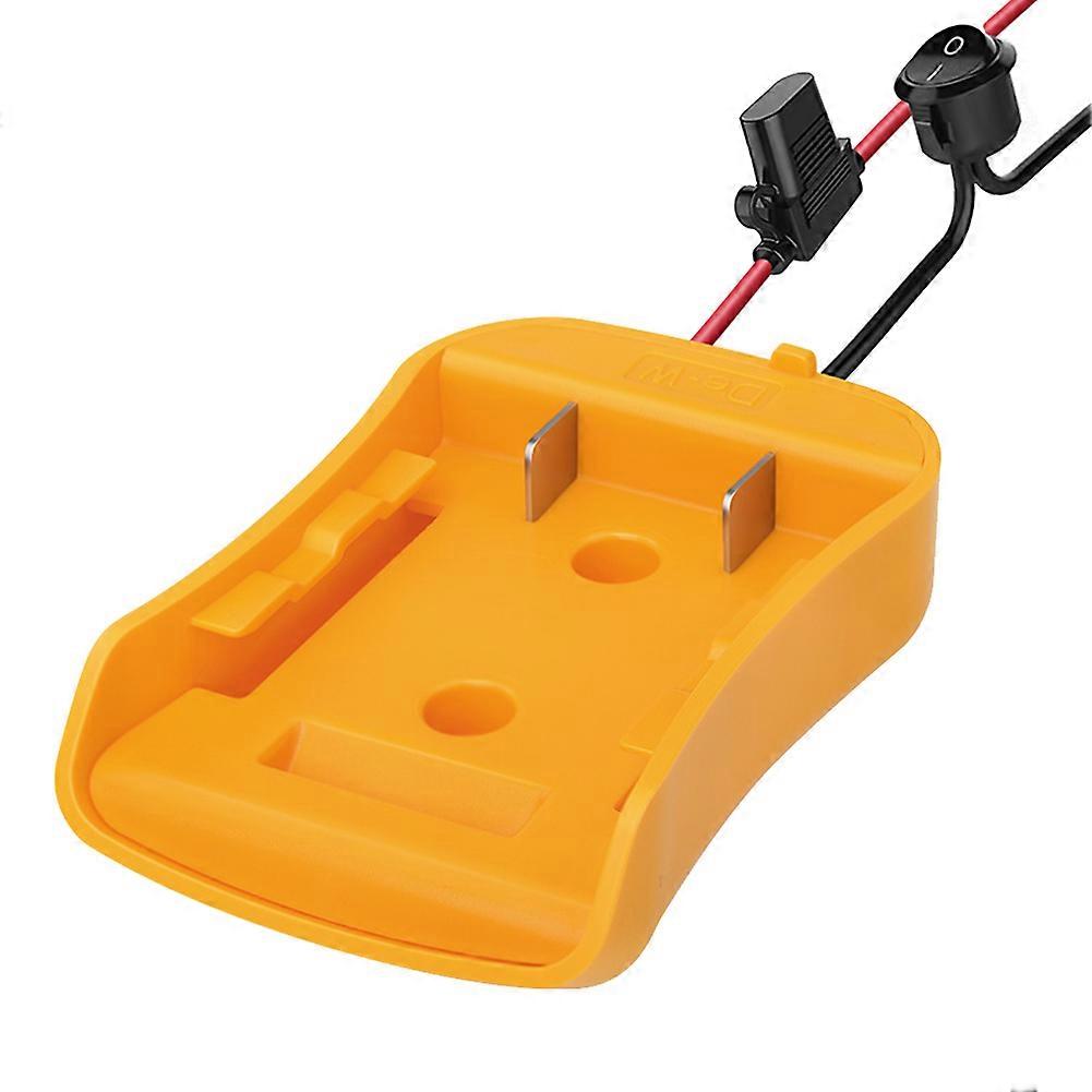 Power Wheel Adapter for Dewalt 20V Battery with Fuse Work with for Dewalt 20V DCB205 DCB206 DCB200