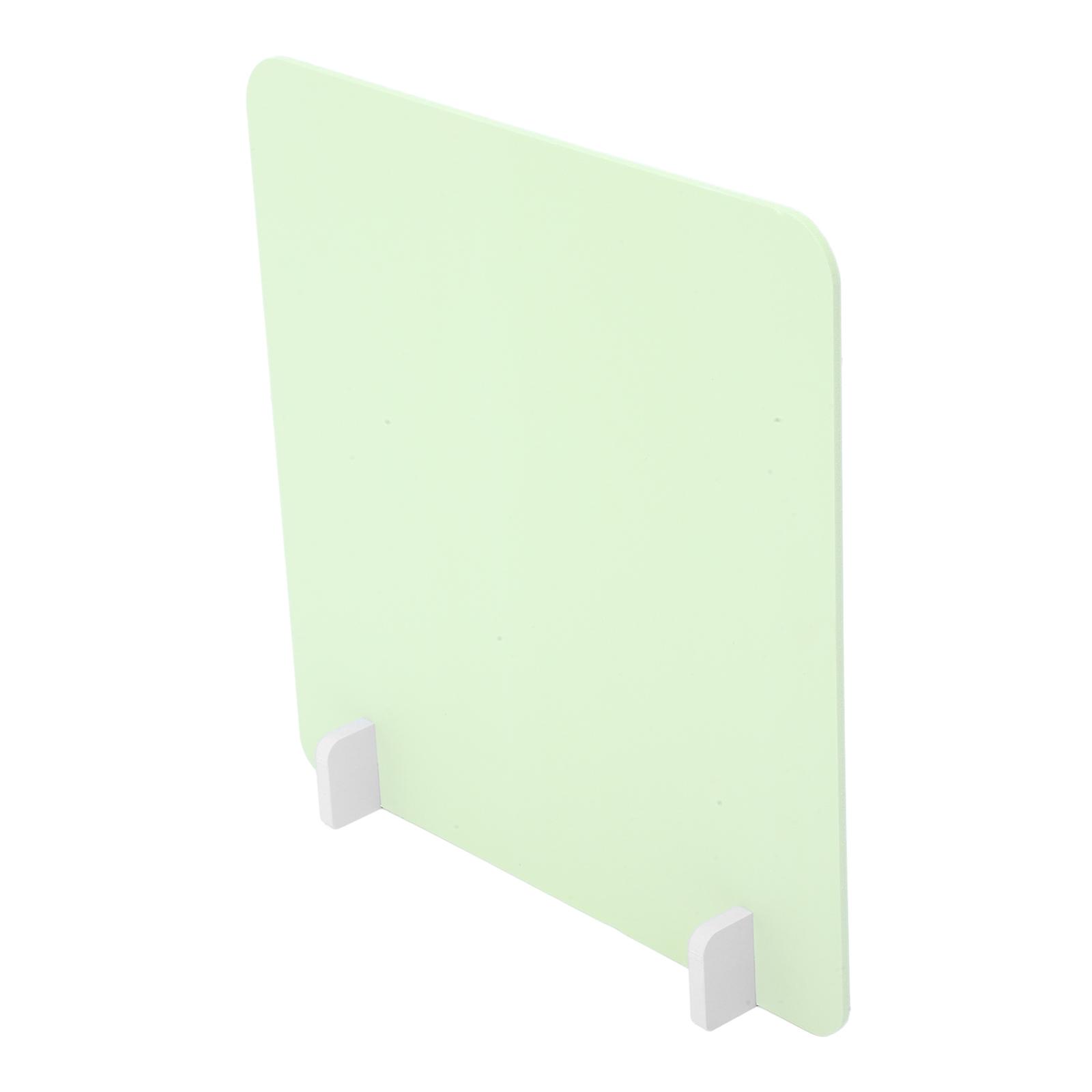 Green PVC Desk Divider Isolation Board for Students 1Set Privacy Shield