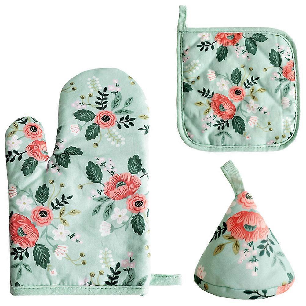 Baking Mitts for Heat Protection with Insulation Pads 1Set