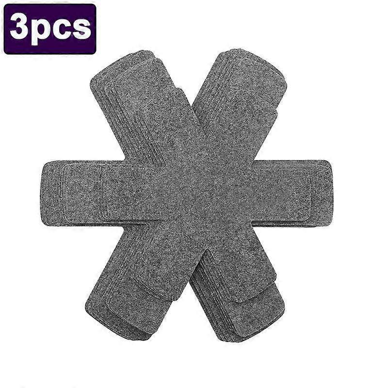 3/12pcs Non-stick Protection Pad for Pot Pan 3 Sizes Divider Pads Prevent Scratching Separate Protect Surfaces for Cookware Mat