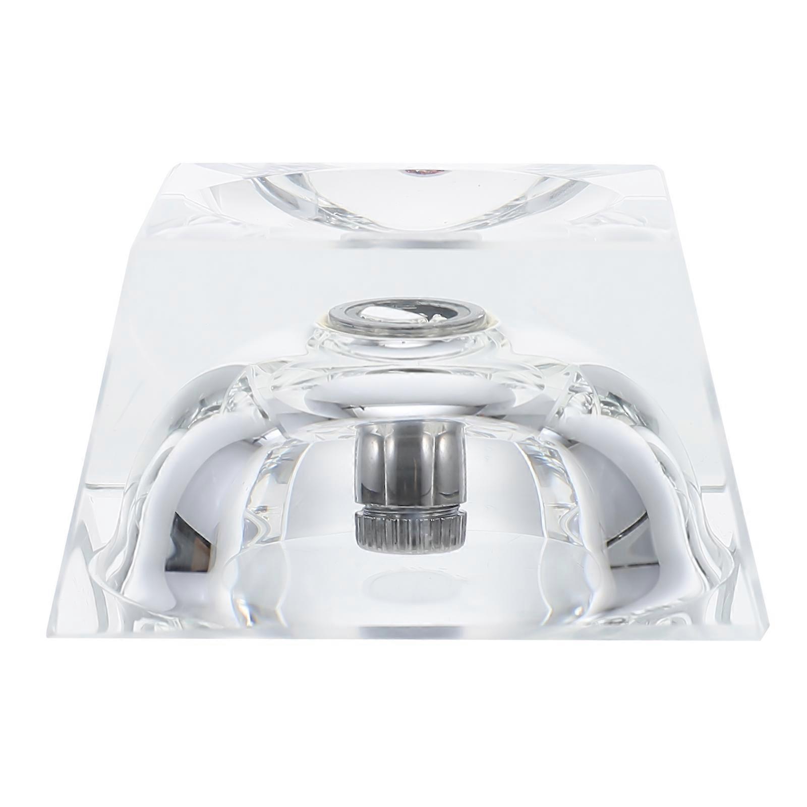 Transparent Crystal Balls Display Base for Lighting with 2Pcs Crystal Holders
