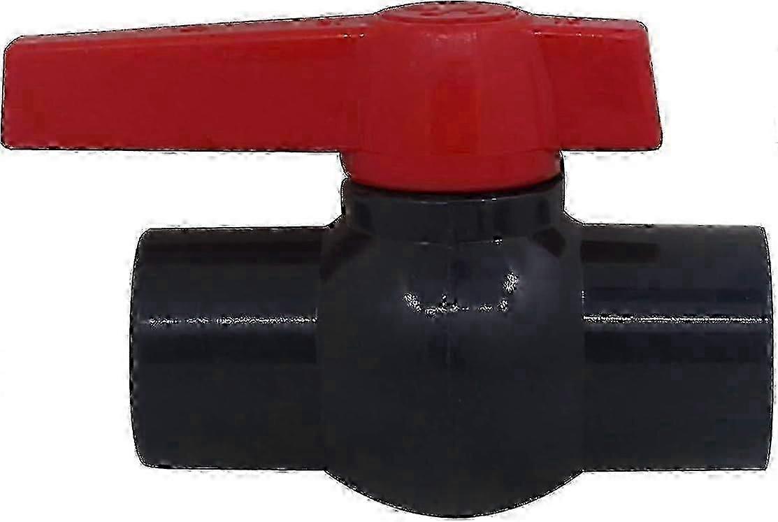 75mm PVC Socket Ball Valve for Pool Water Control System - Spherical Valve with 3/4 Inch Connections