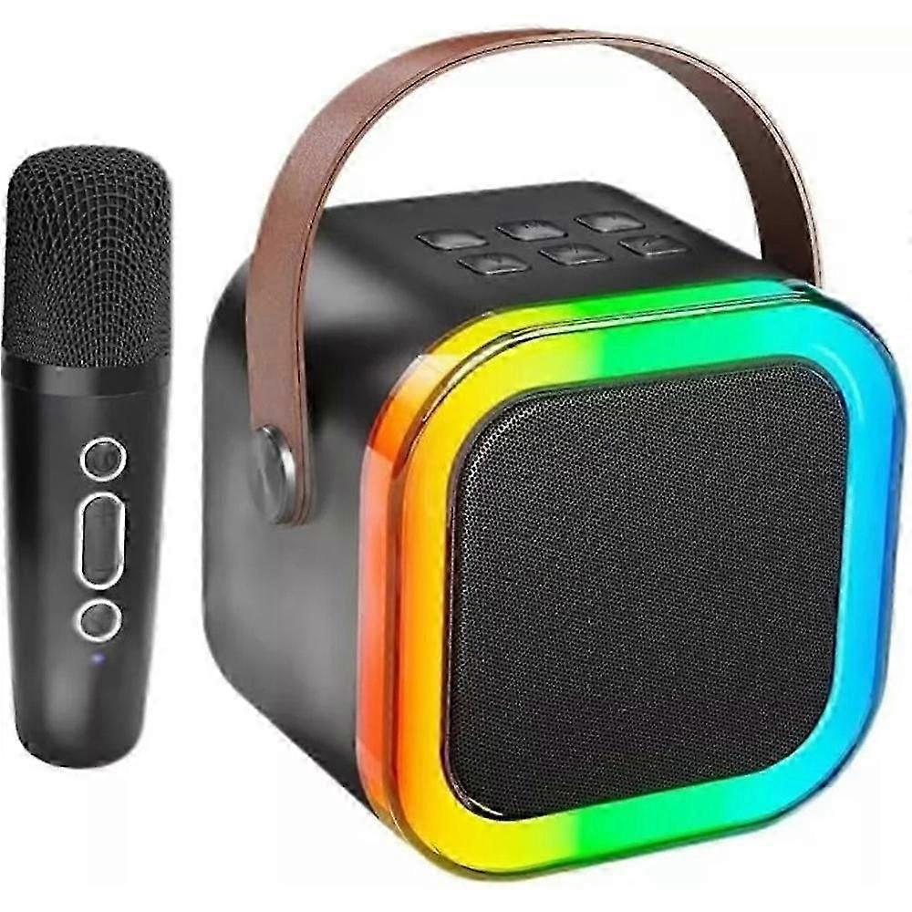 Mini Karaoke Machine,Mini Karaoke Machine with 1/2 Wireless Microphones