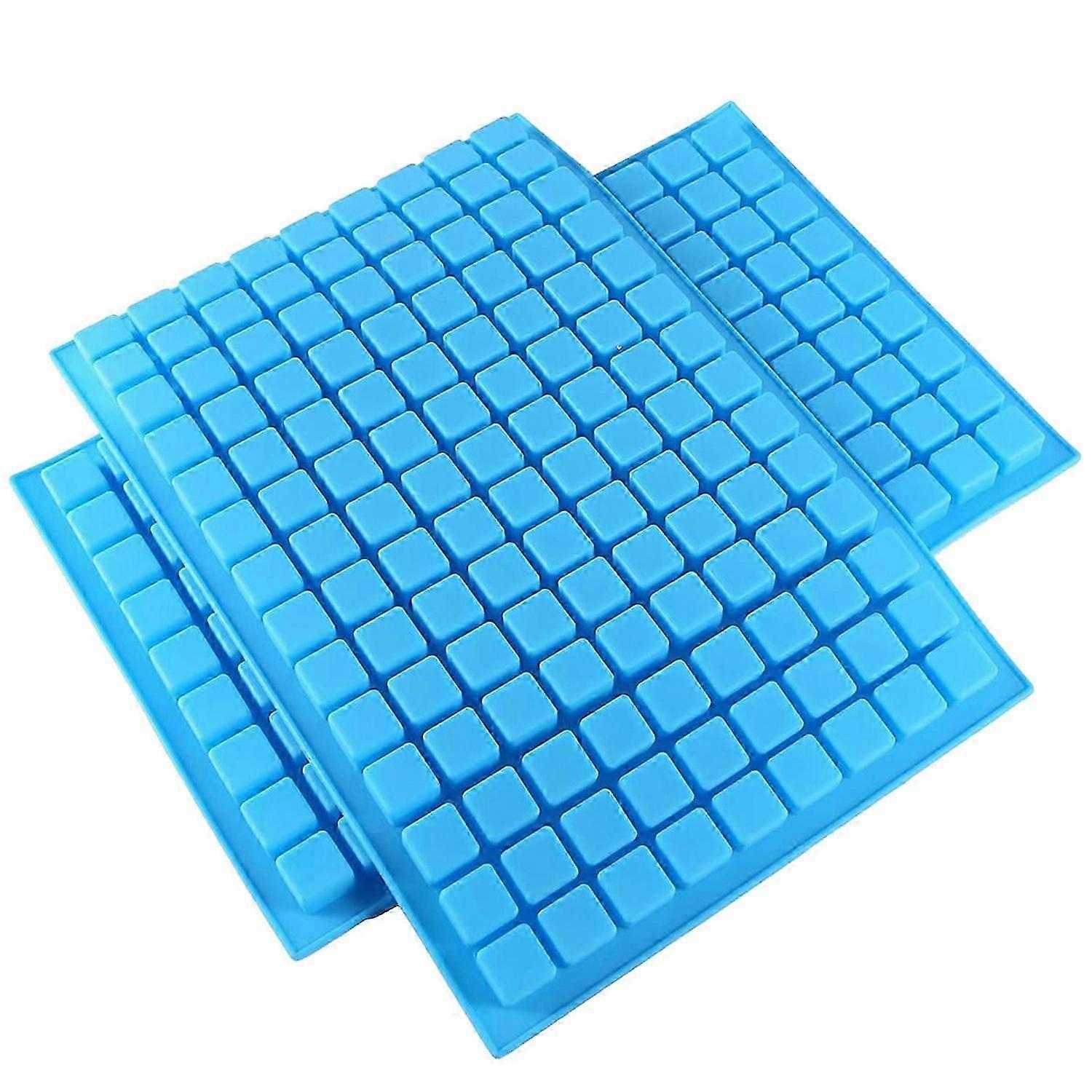Silicone Candy Molds, 2 Pack 126-Cavity Square for Jelly