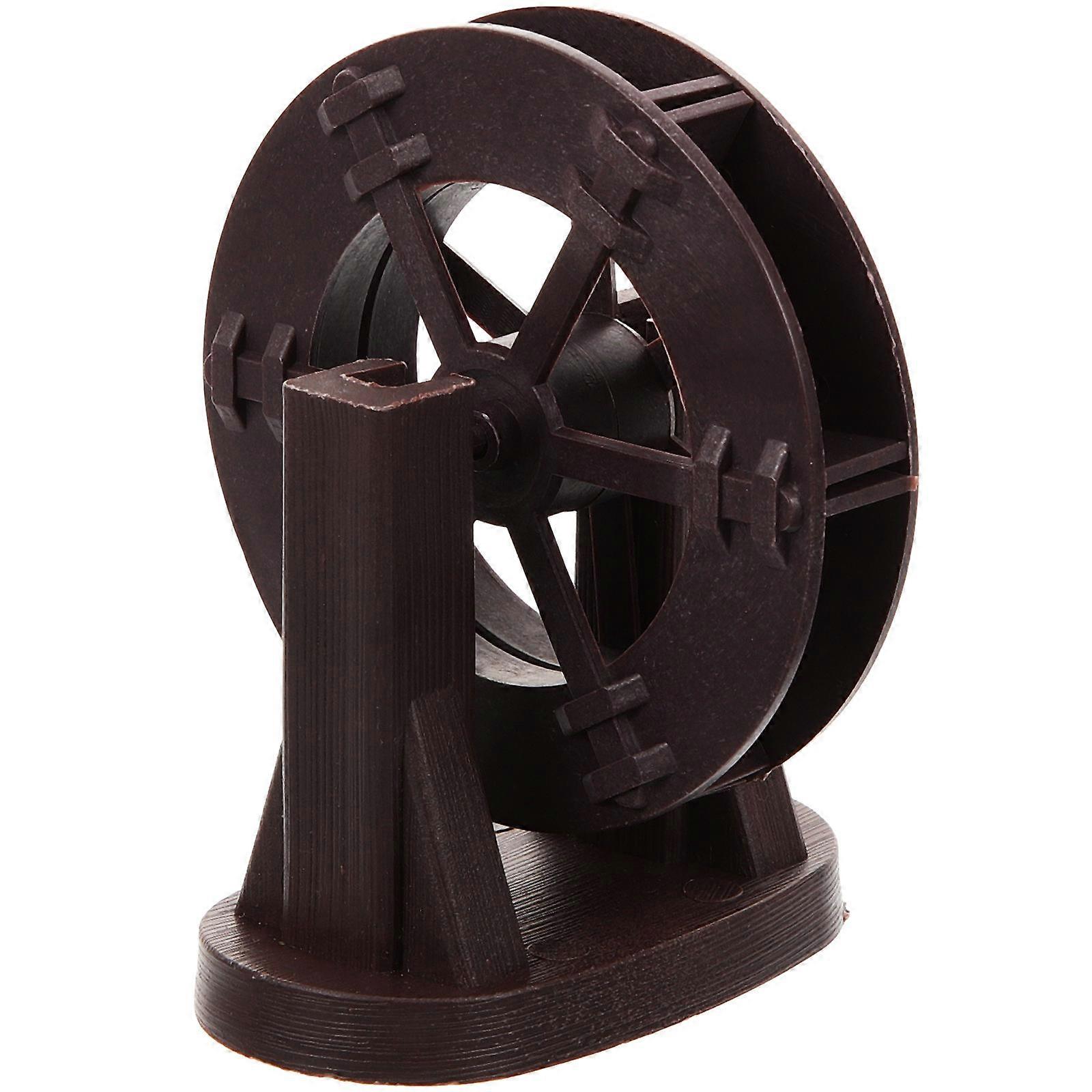 Micro Water Wheel Decor DIY Fountain Accessory for Coffee Plastic