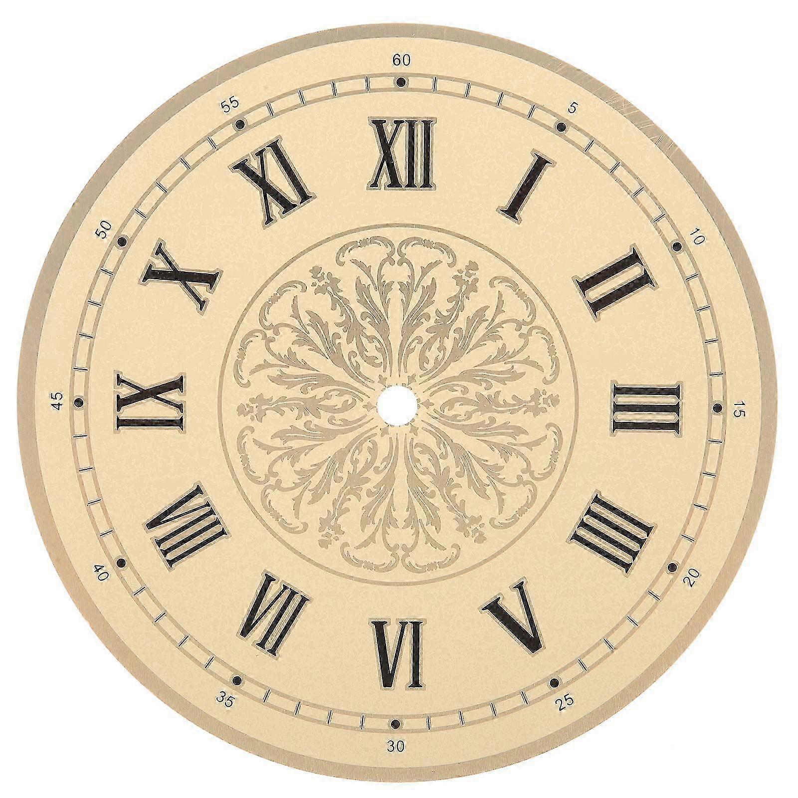 DIY Clock Dial Replacement Reusable Dial for Clock Making Replacement Dial Part Clock Round Dial 25-26