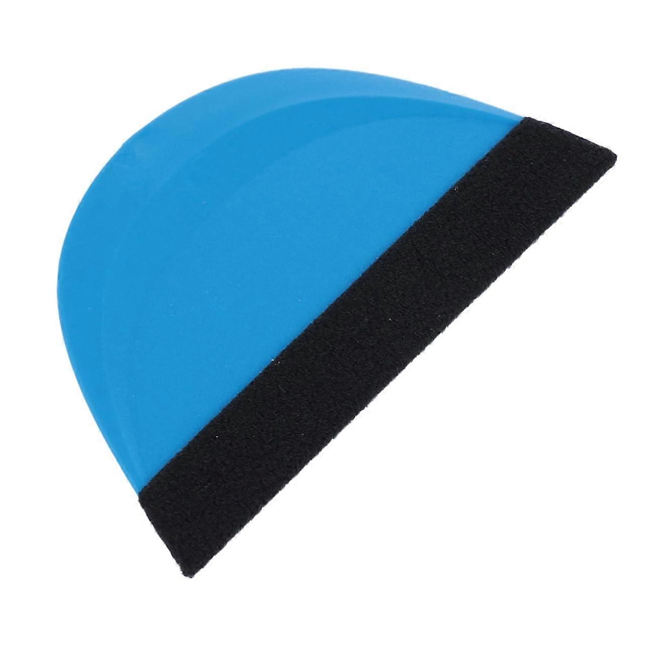 Car Wrap Squeegee with Felt Edge, Semicircle Vinyl Wrap Applicator Tool for Scratch Use