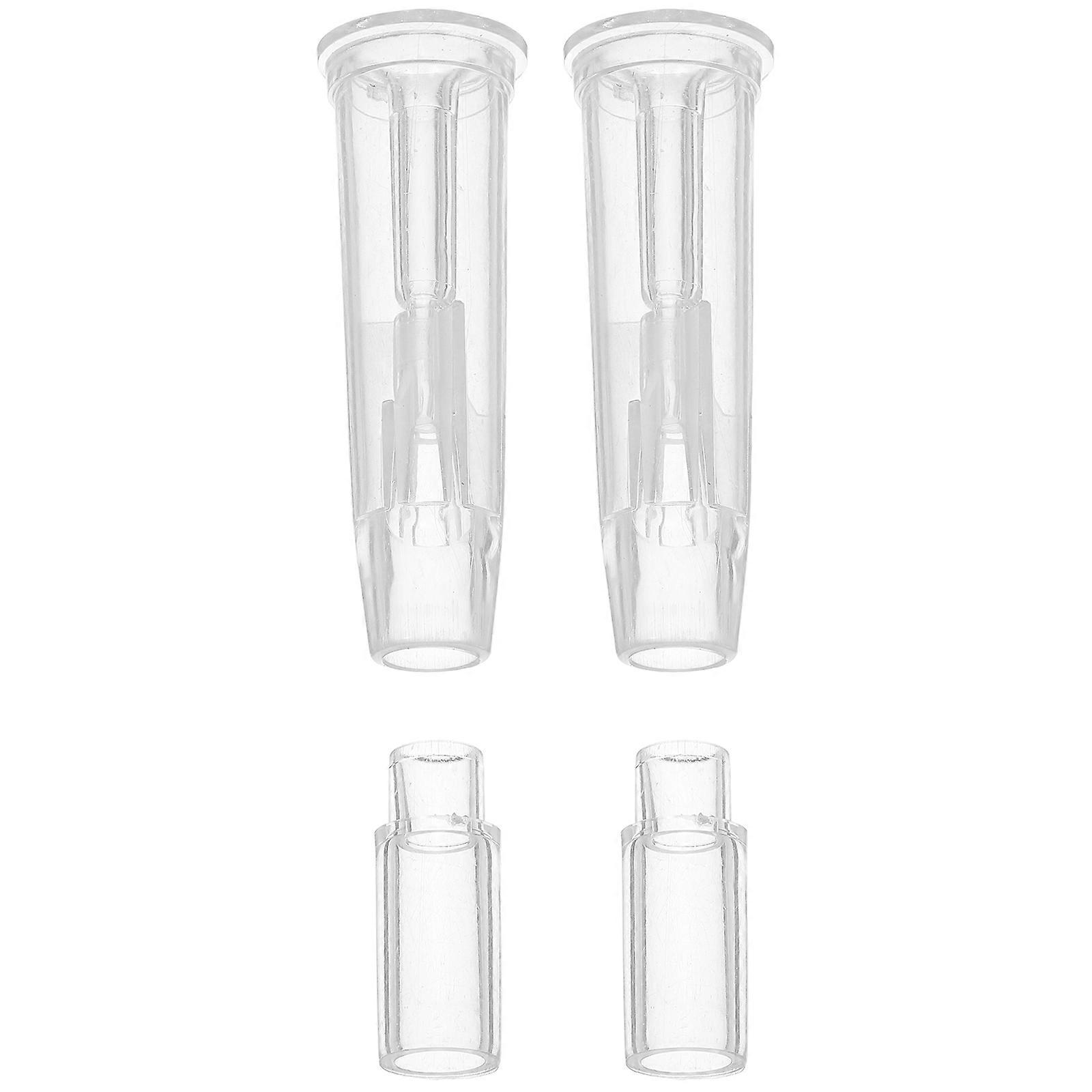 Transparent Spray Head Fountain Spray Nozzle for Pool 2Pcs