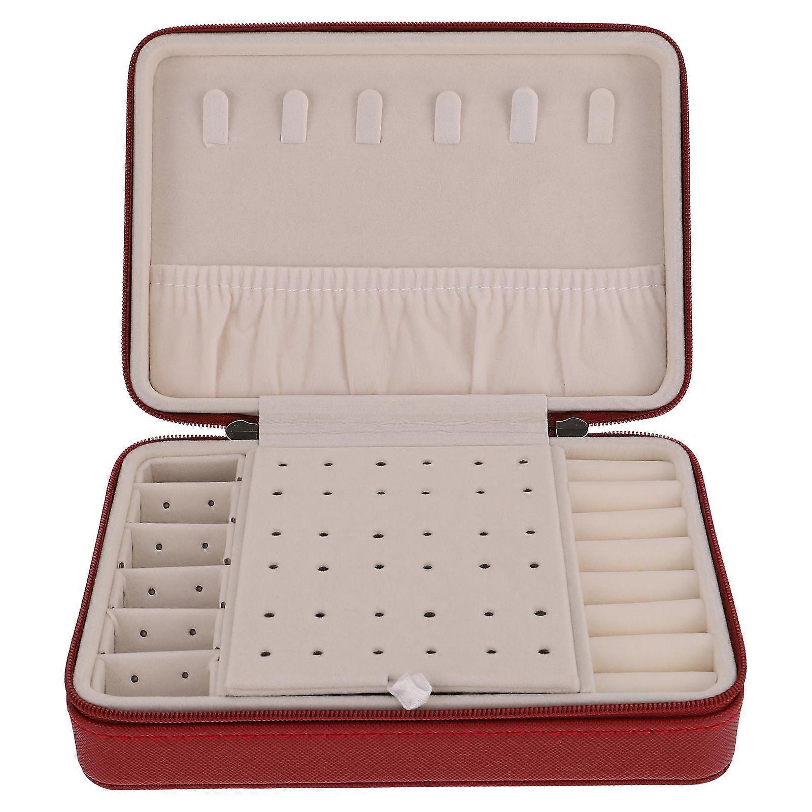 Jewelry Storage Case Portable Jewelry Box for Storage PU Material