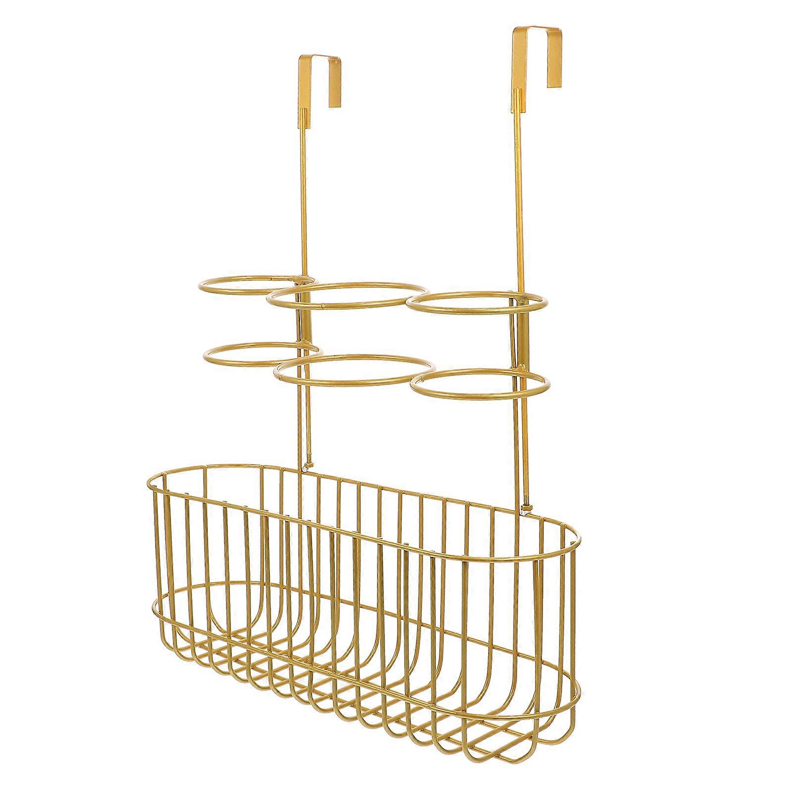 Simple Style Shelf Iron Craft Wall-Mounted Storage Rack 2Pcs