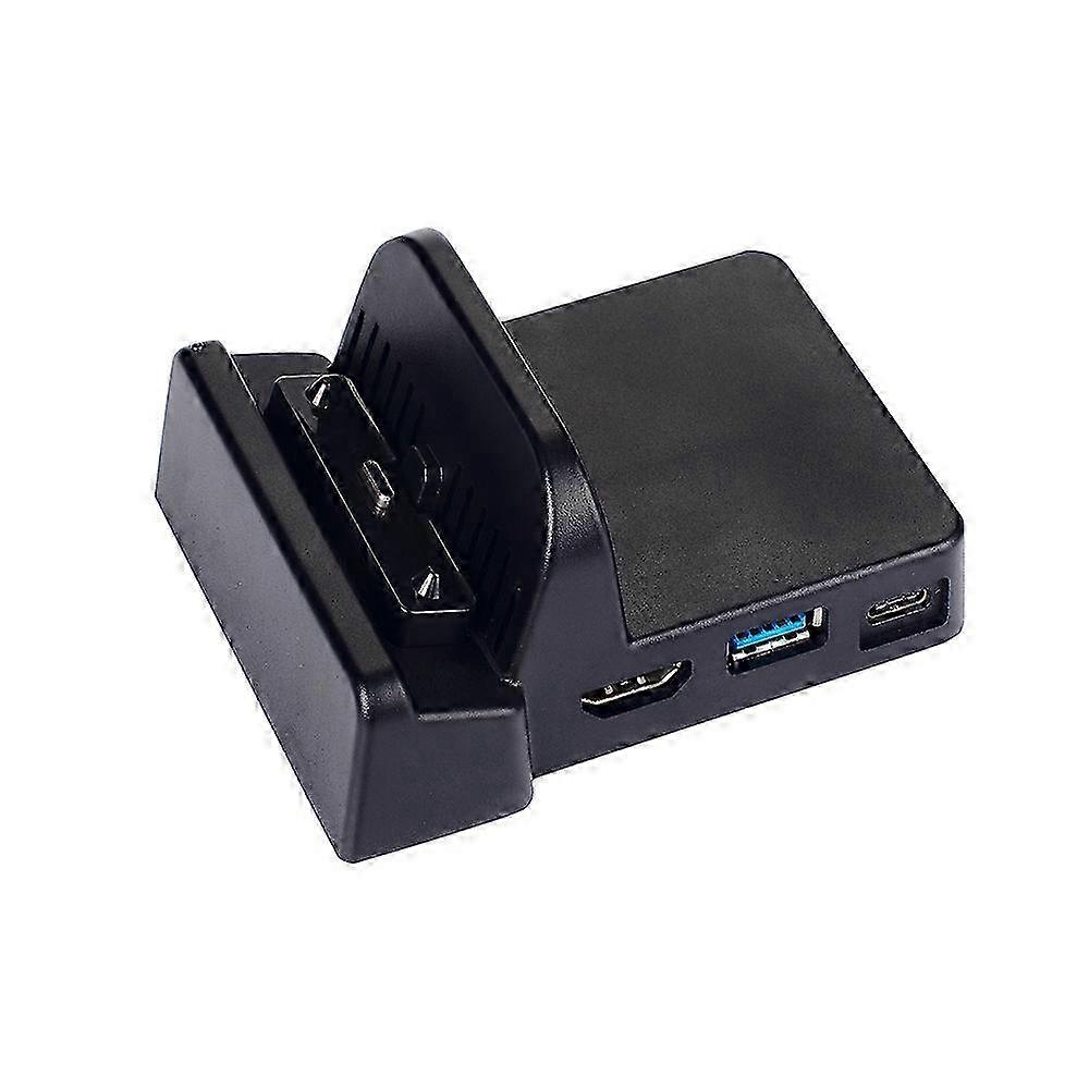 Efficient Heat Dissipation Replacement Dock for Nintendo Switch, Black 26-27s