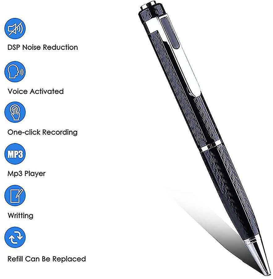 Mini Voice Recorder, Portable 192kbp Noise Reduction Recording, Used For Lectures, Meetings, Interviews-16gb(gold)