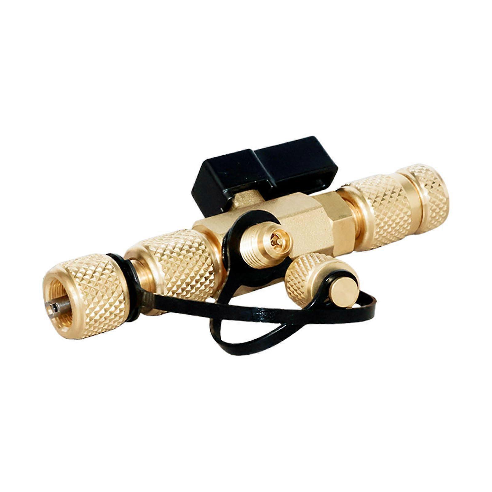 Valve Core Removal Tool for AC Systems with Ergonomic Comfort Grip and Durable Copper Build