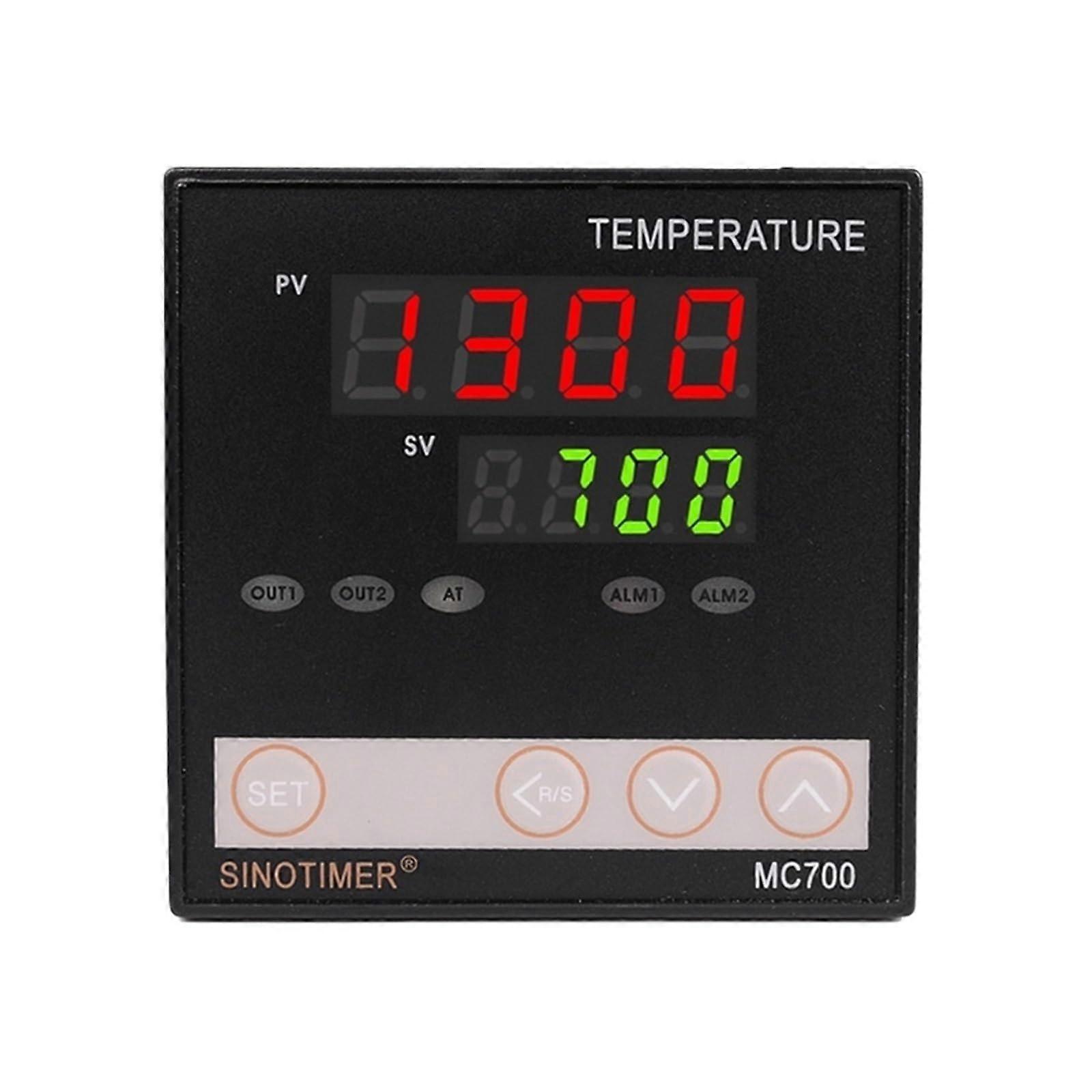MC700 PID Temperature Controller with Thermocouple Input and Clear Digital Display for Industrial Use