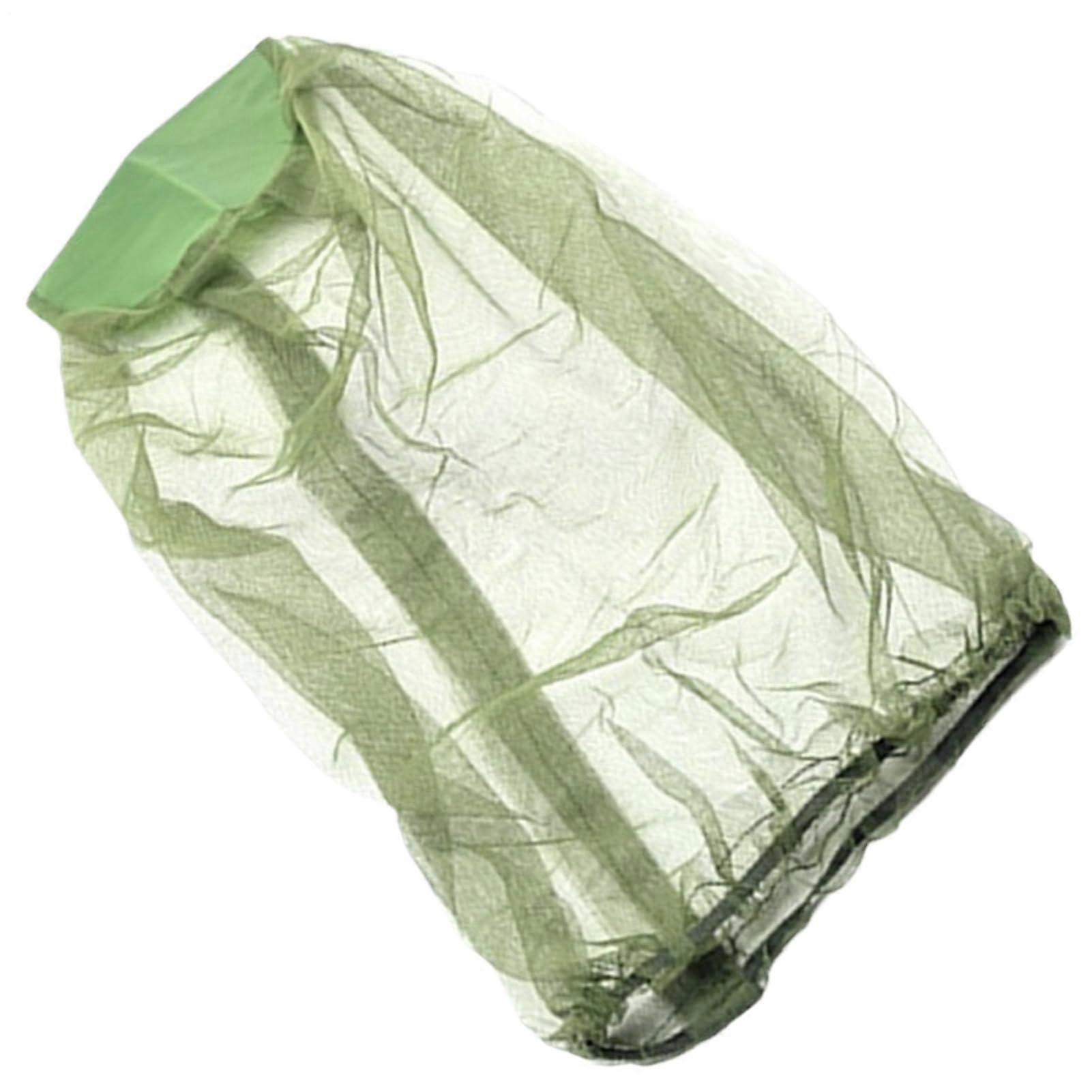 Mosquito Head Net Bug Net Hat with Breathable Mesh for Hiking Camping Beekeeping Gardening