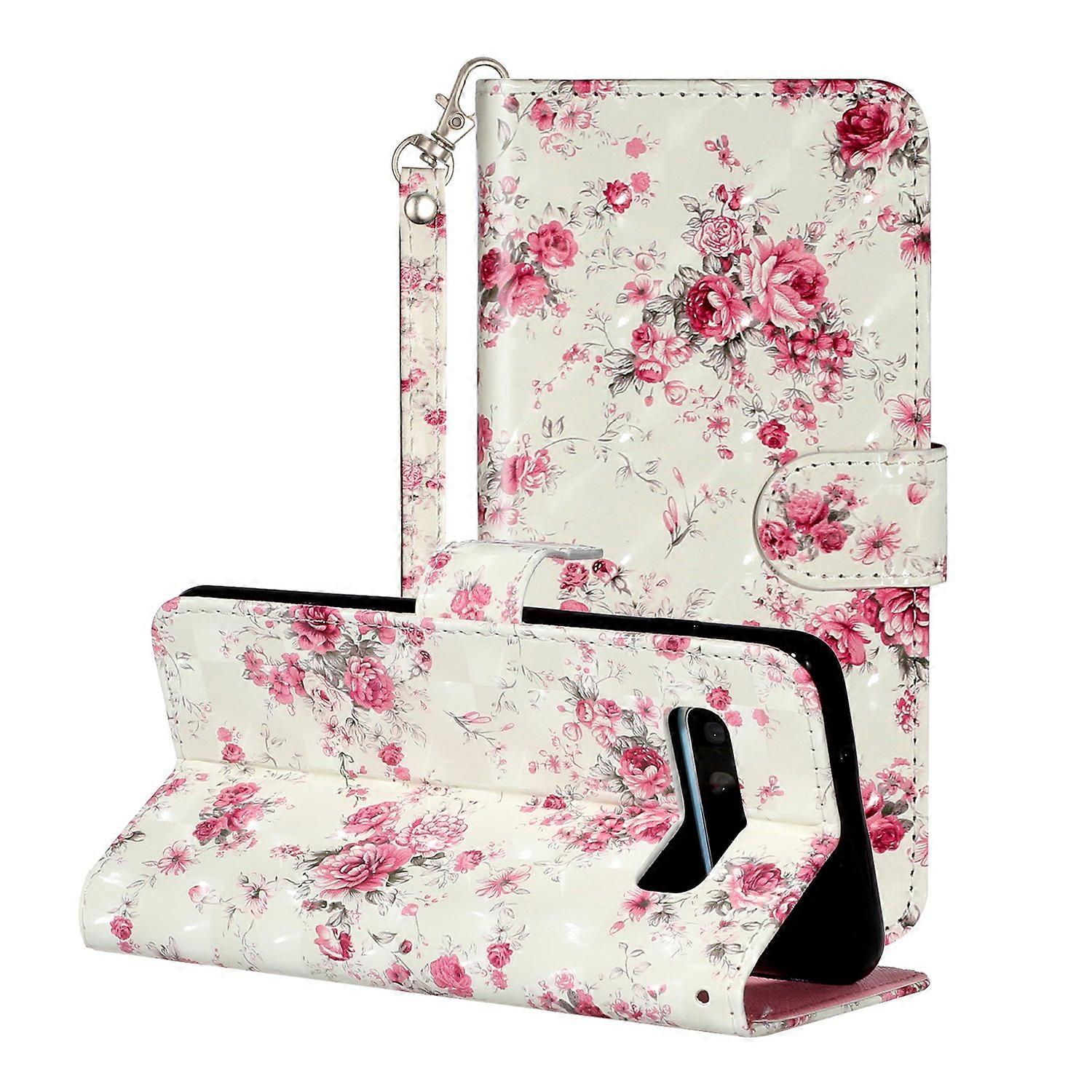 Light Spot Decor Embossed Pattern Leather Wallet Case for Samsung Galaxy S10