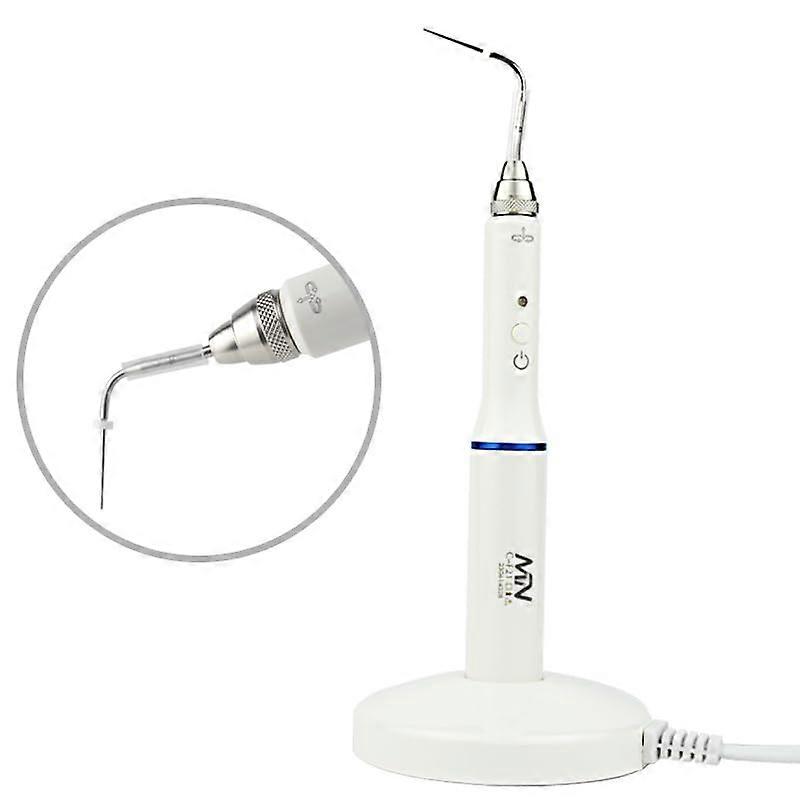 Wireless Heated Dental Pen Root Canal Sealing System with Angled Precision Tip for Therapy