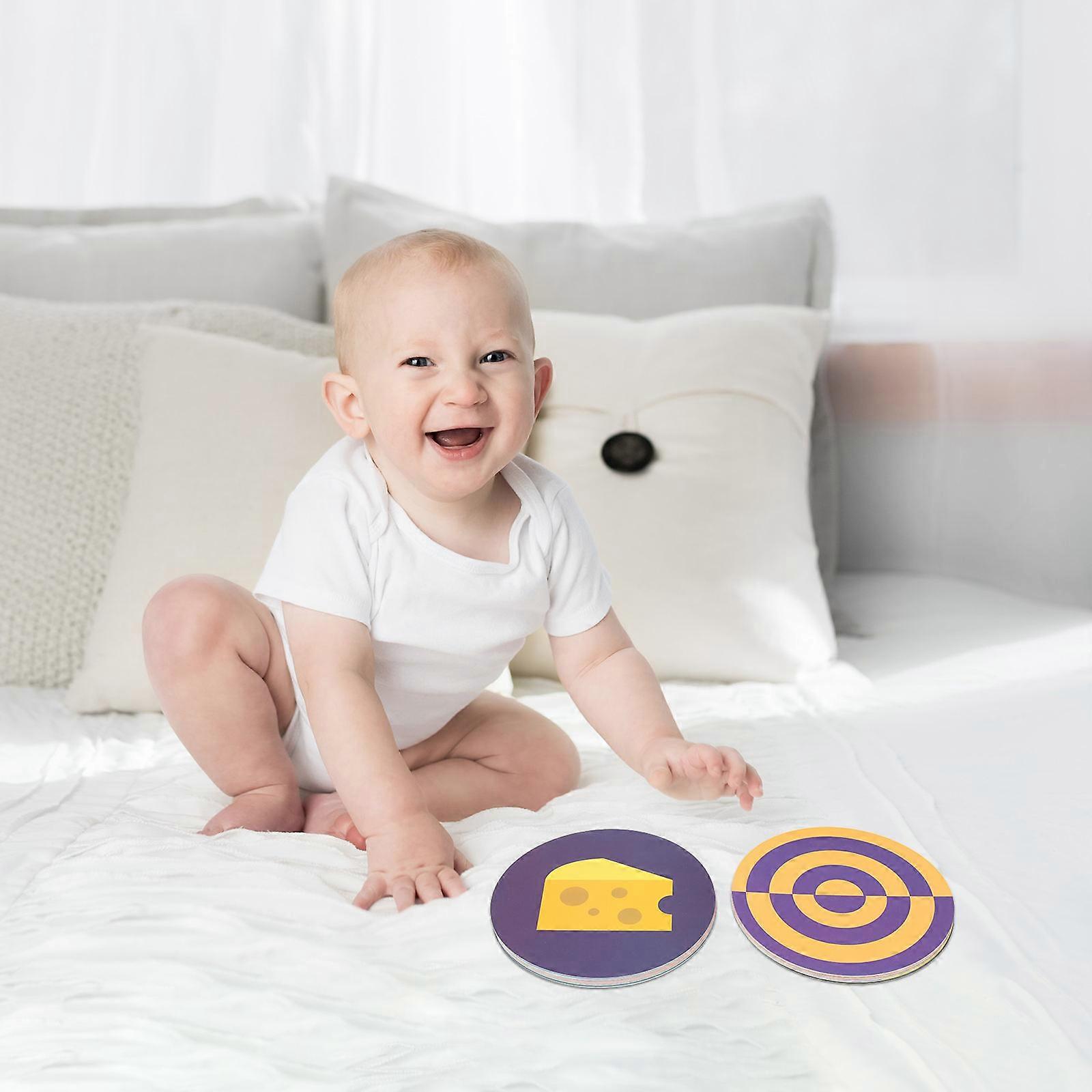 Visual Stimulation Learning Toy Funny Sensory Cards 2Sets for Kids