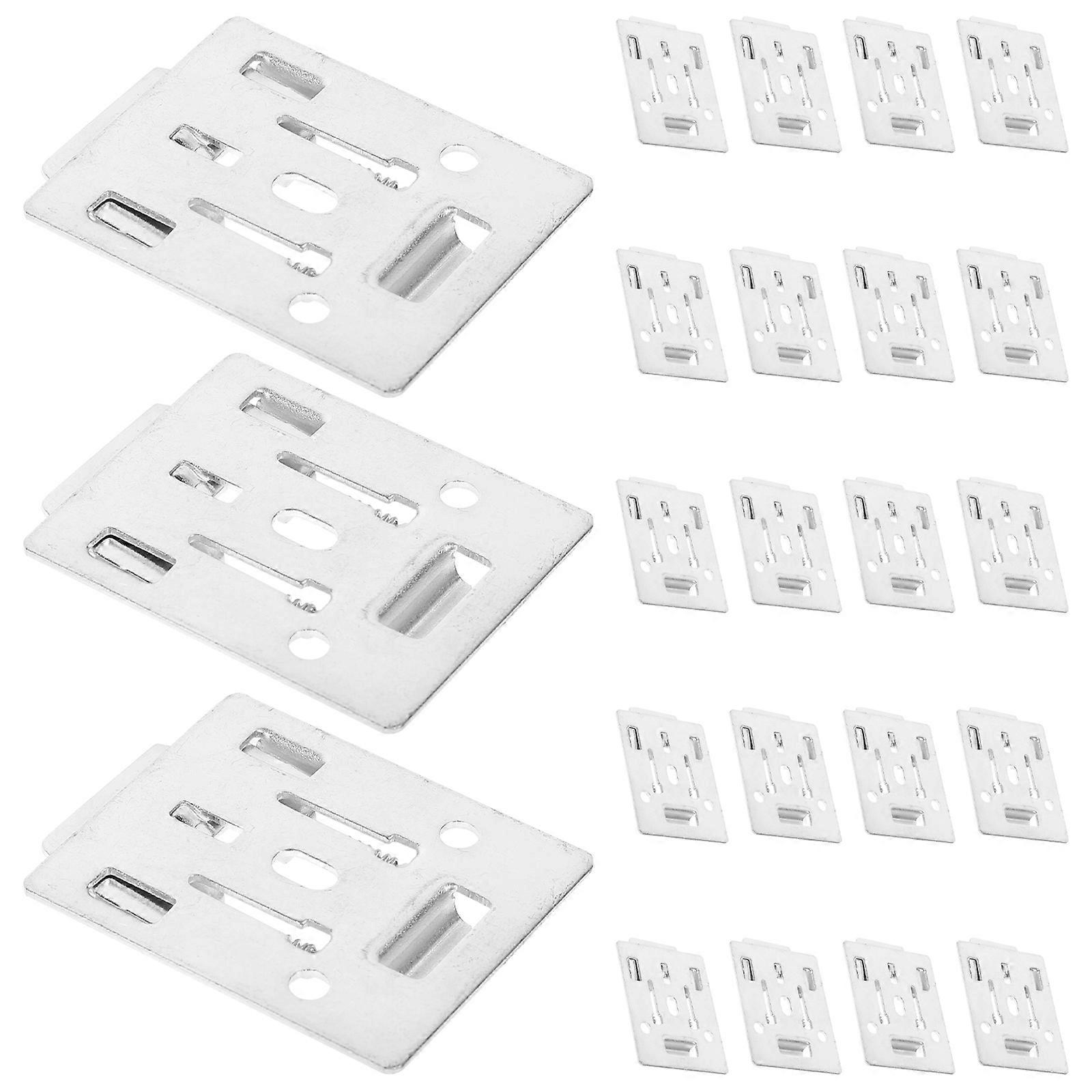 Metal Roller Blind Brackets Thicken Design Stability For Users Needing Blind Installation 20Pcs