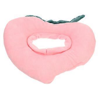 Pink Pet Protective Collar Plush Cat Recovery Collar for 2Pcs