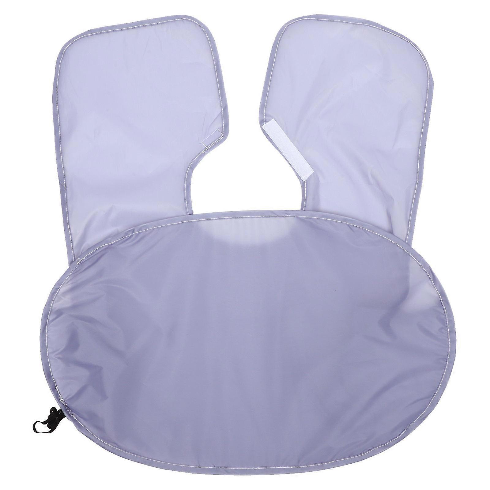 Beard Shaving Bib Trimming Beard Apron for Practical Use 6Pcs Blue