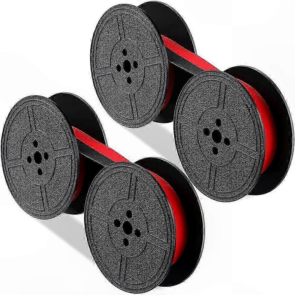 2-Pack Typewriter Ribbon Spool Replacement for Red and Black Typewriters