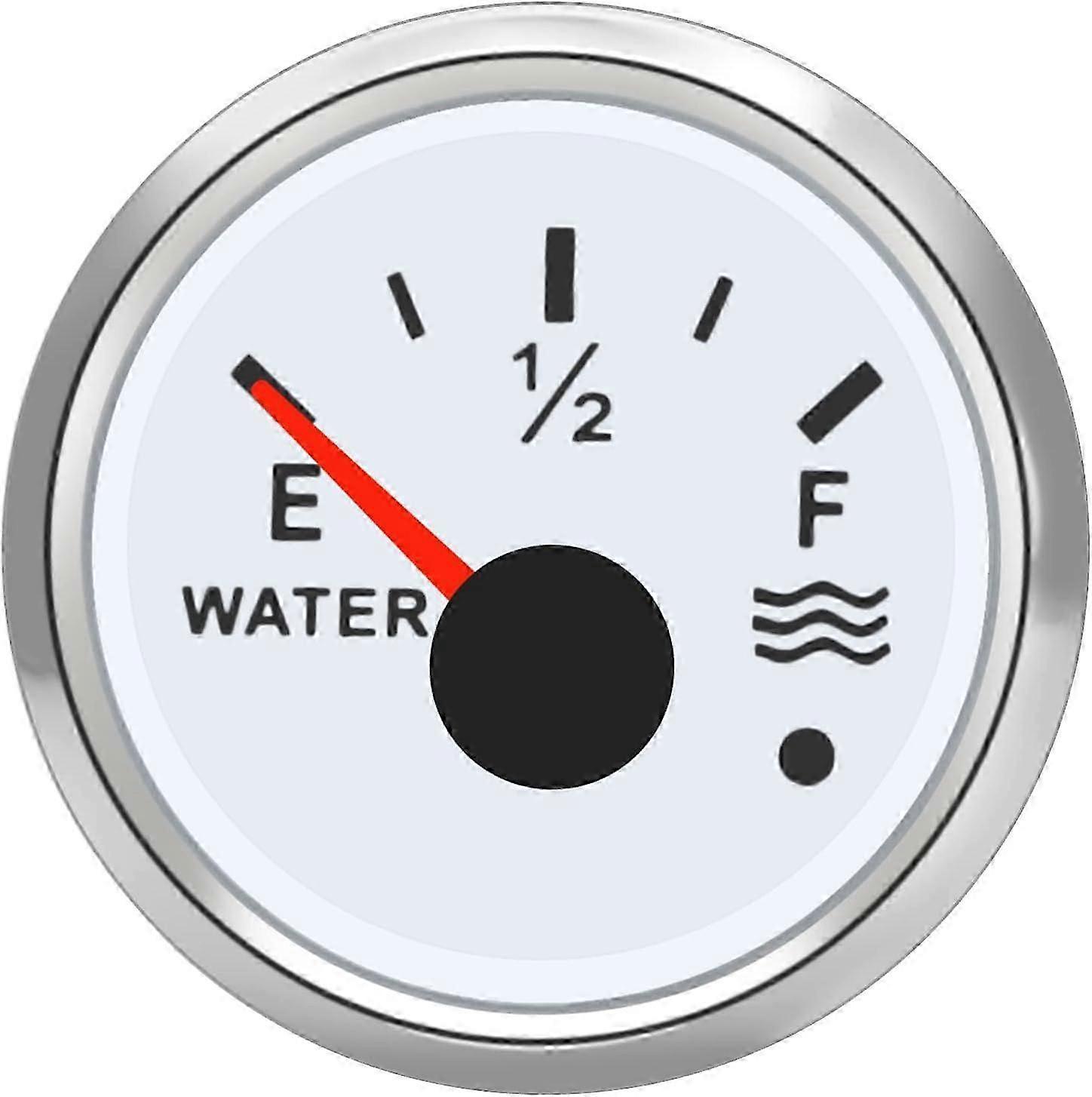 Water Level Indicator, Water Level Meter for 0~190 ohm Water Sensor (White)