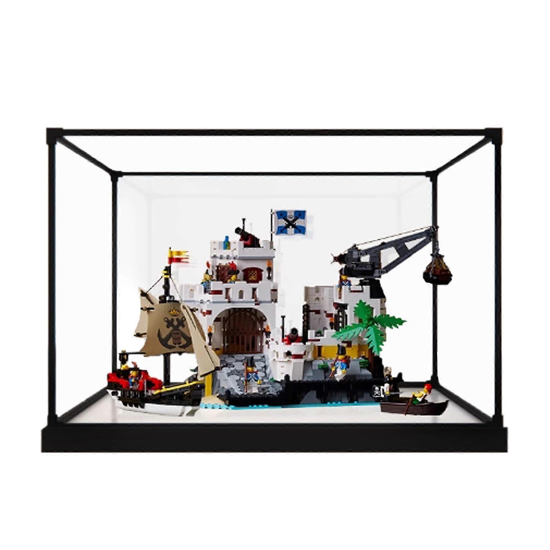 Acrylic Display Case for  10320 Pirates  Model, Dustproof Crystal Clear Storage Box
